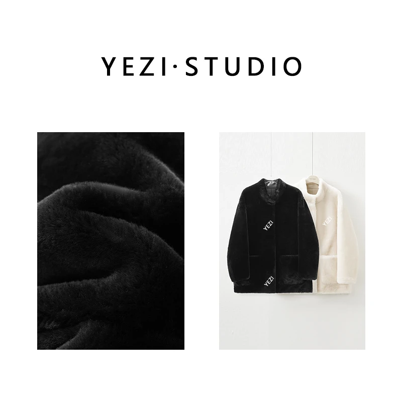 【冬日礼物】澳洲进口羊皮毛一体立领廓形休闲皮草外套25430036