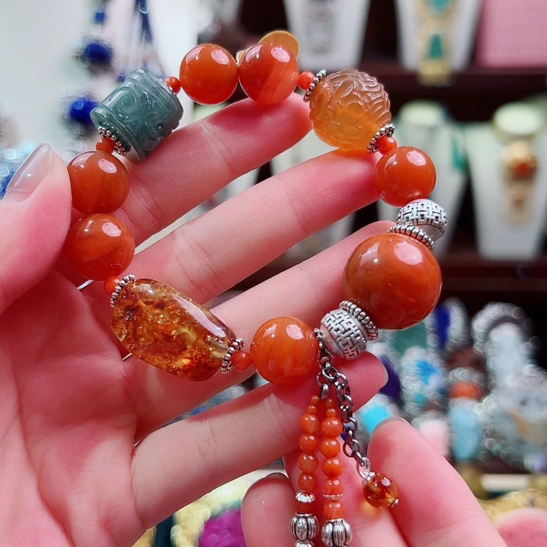 玛瑙/玉髓手链未镶嵌手链