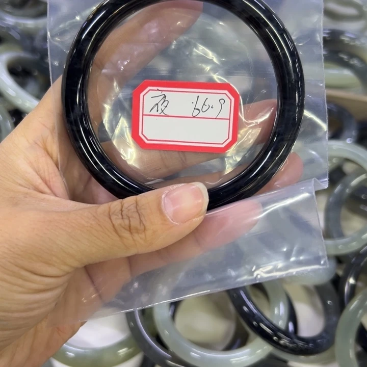 夜***～蛇纹石玉合金手镯