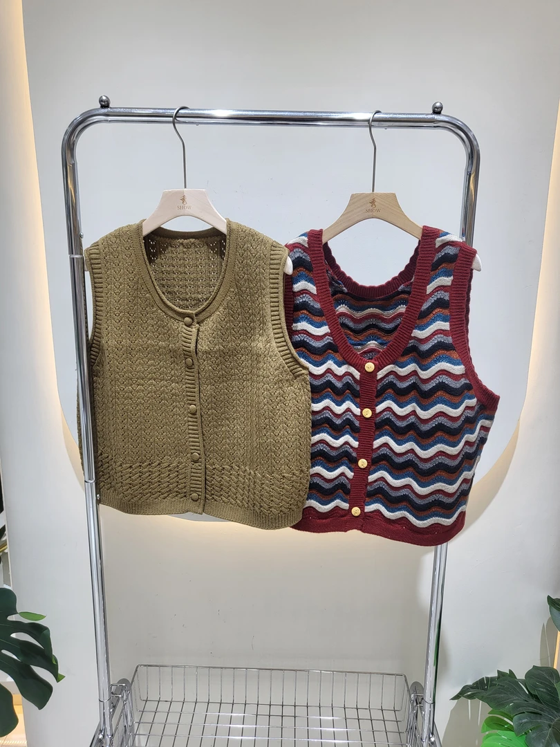 ⭐减龄百搭⭐可穿三季针织马甲