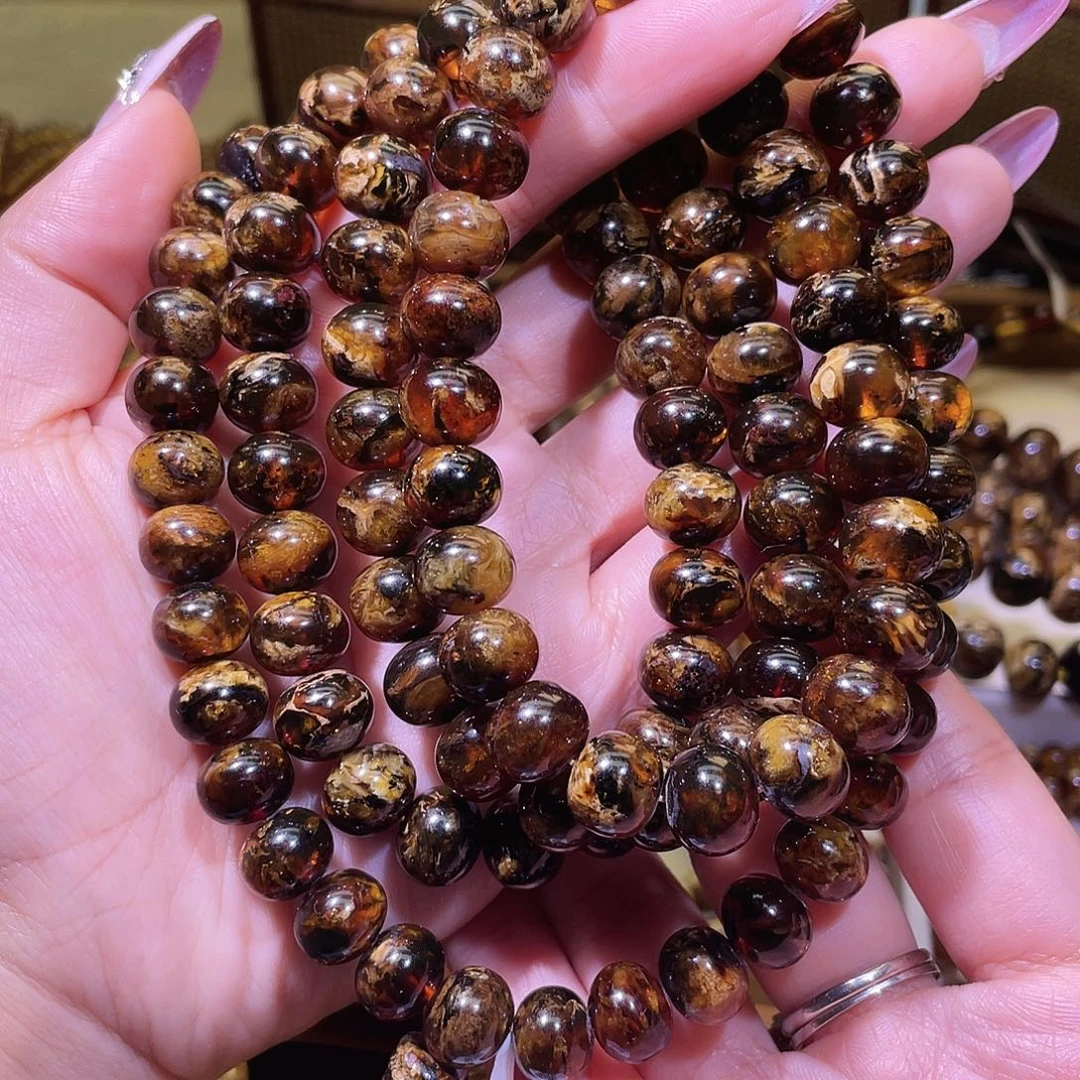 琥珀未镶嵌手链抚顺琥珀11