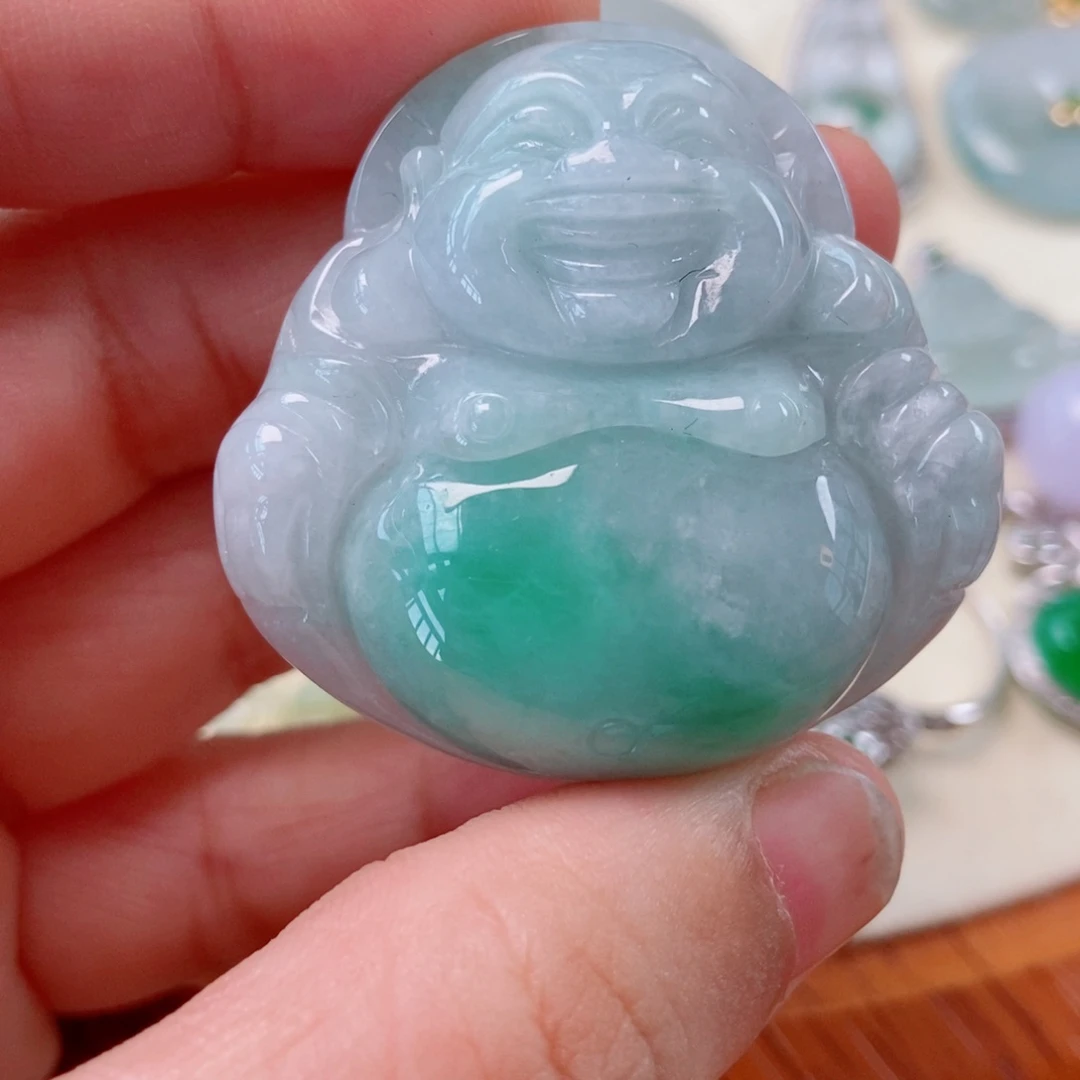 翡翠未镶嵌颈饰天然翡翠a货