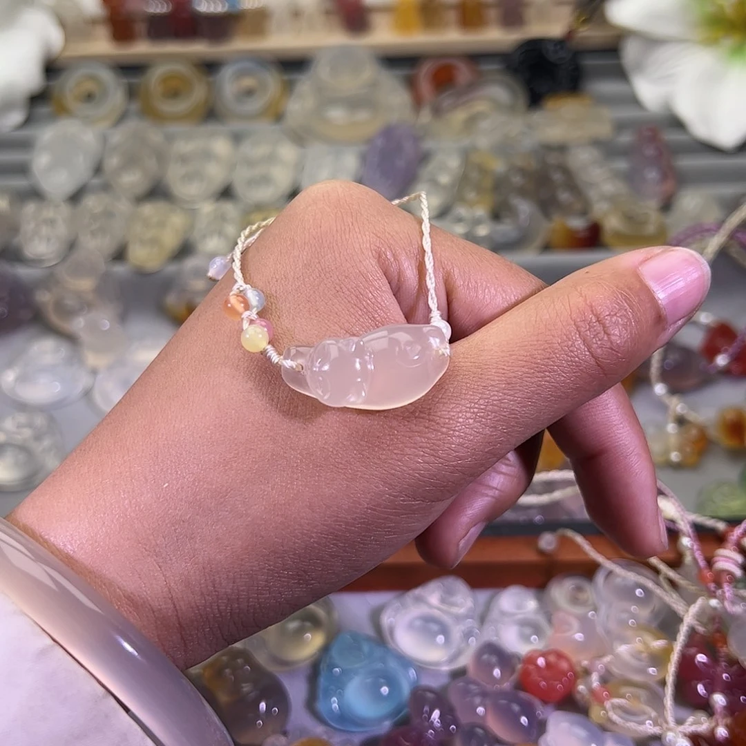 玛瑙/玉髓颈饰未镶嵌l****吖