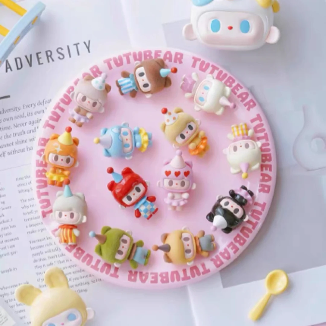 【拆盒】兔兔熊童心游乐园系列潮玩盲盒