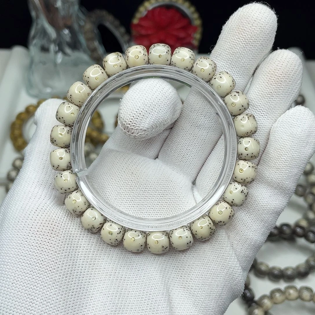 星月菩提吊坠9mm白冰大眼