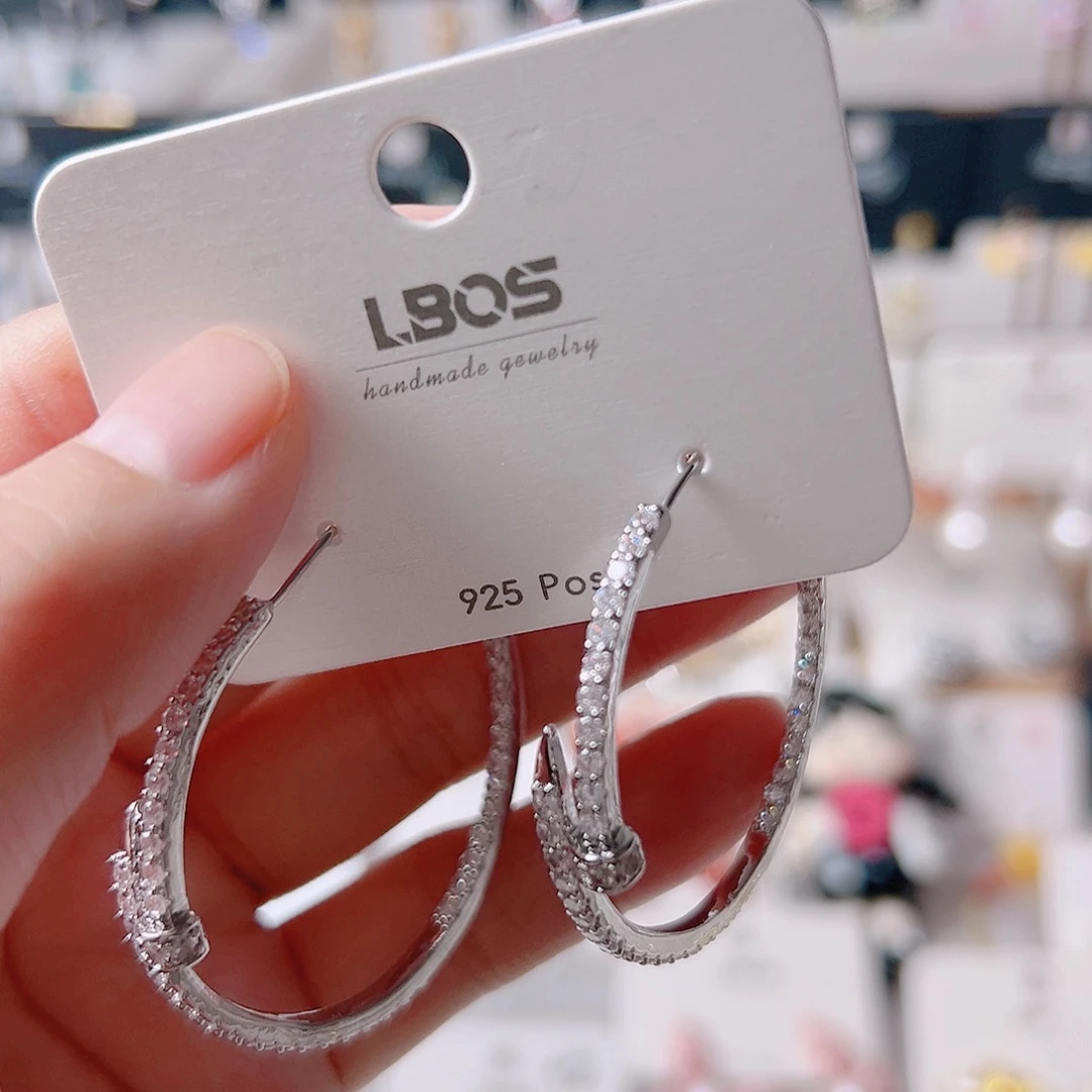 琉璃纯铜合金耳环的