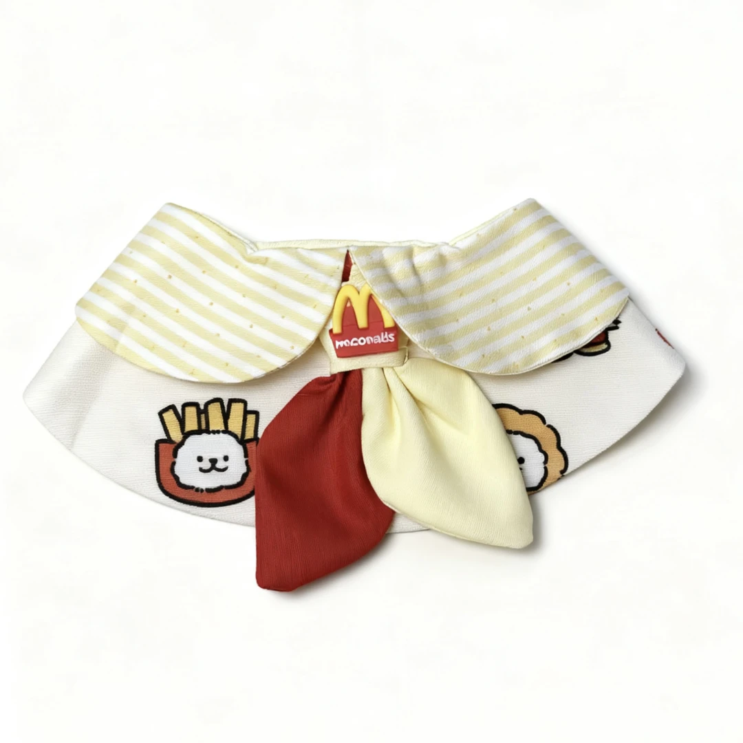 麦当当水手服 | 宠物猫咪狗狗口水巾麦当当汉堡围嘴可爱双色领结