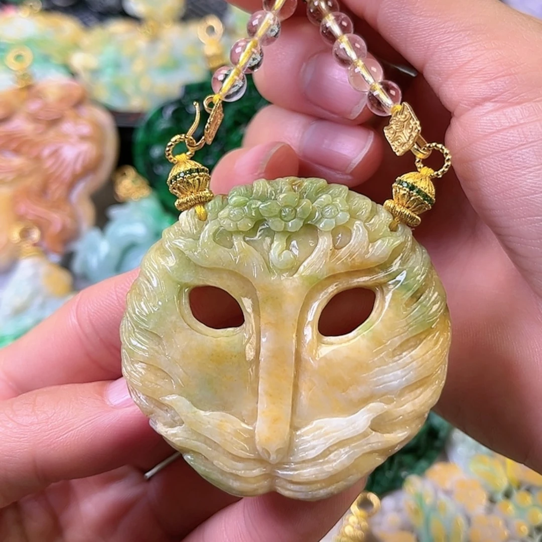 【闪购商品】翡翠颈饰未镶嵌挂件