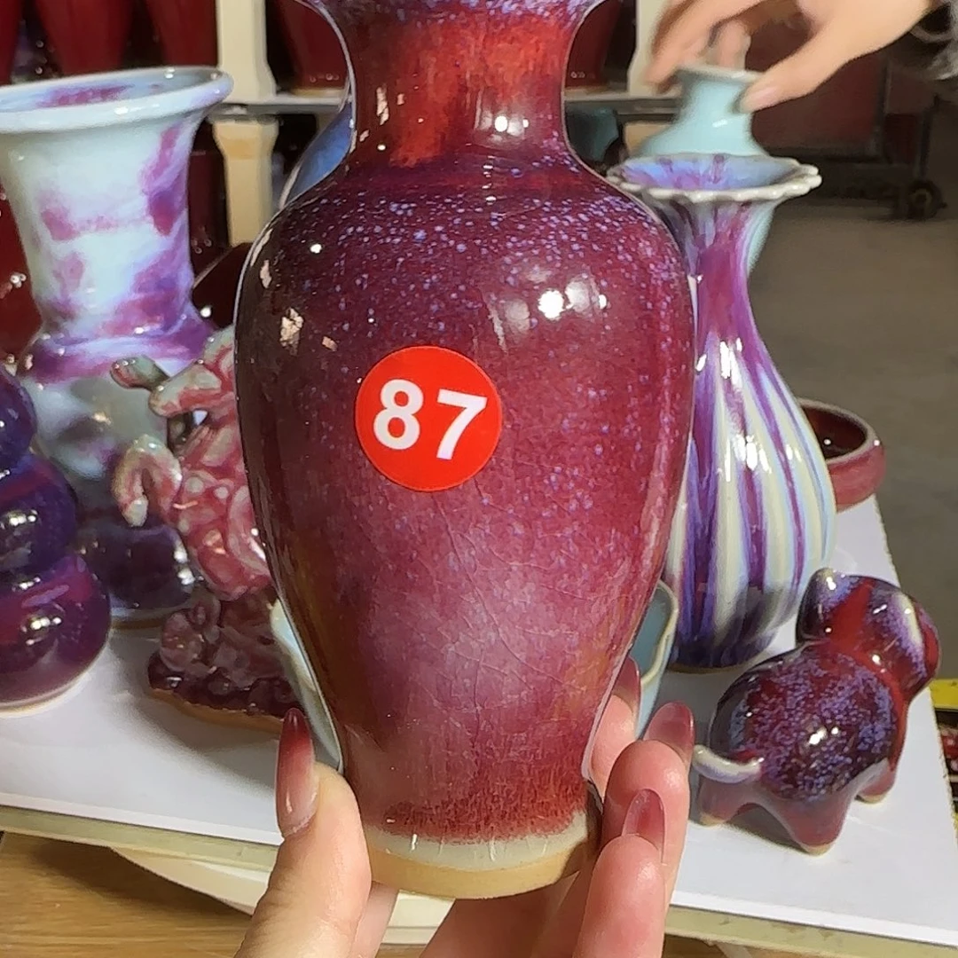 瓷摆件郑家钧窑摆件