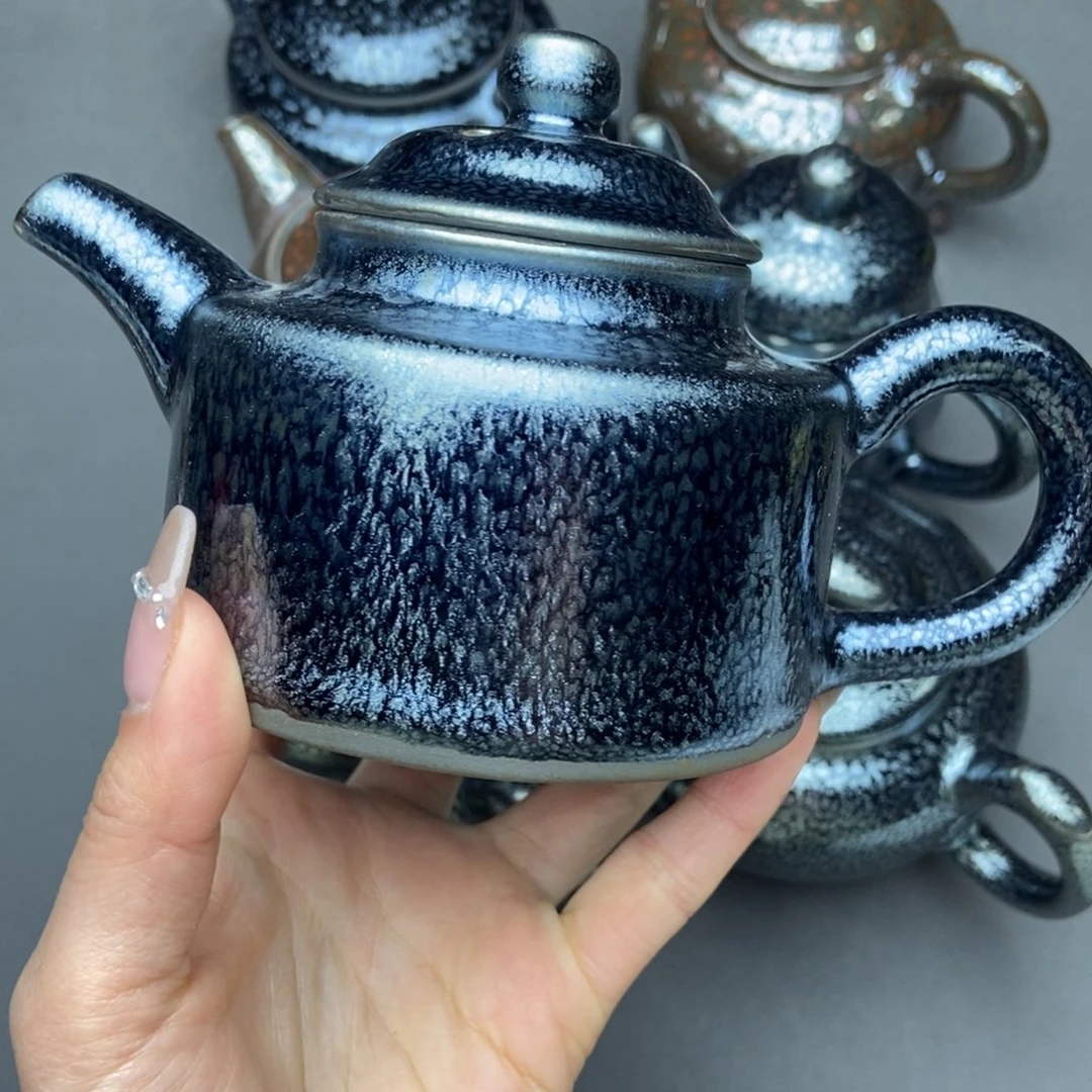 茶盏建阳建盏铁胎壶