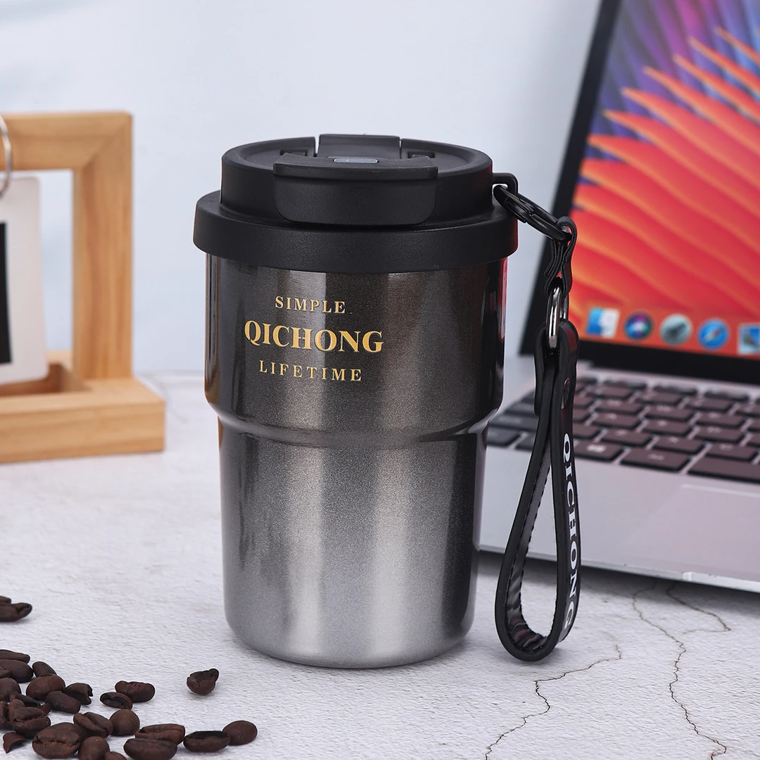 新款星光双饮不锈钢渐变保温杯316高颜值随行咖啡杯礼品杯子