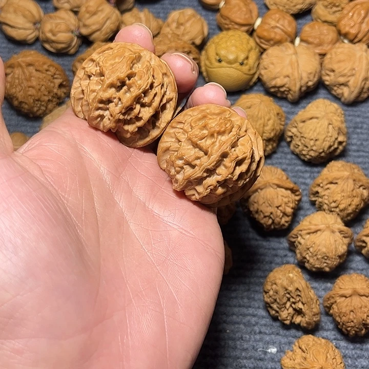 文玩核桃把件苹果园42尺全品