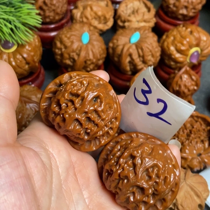 文玩核桃把件41宫灯32