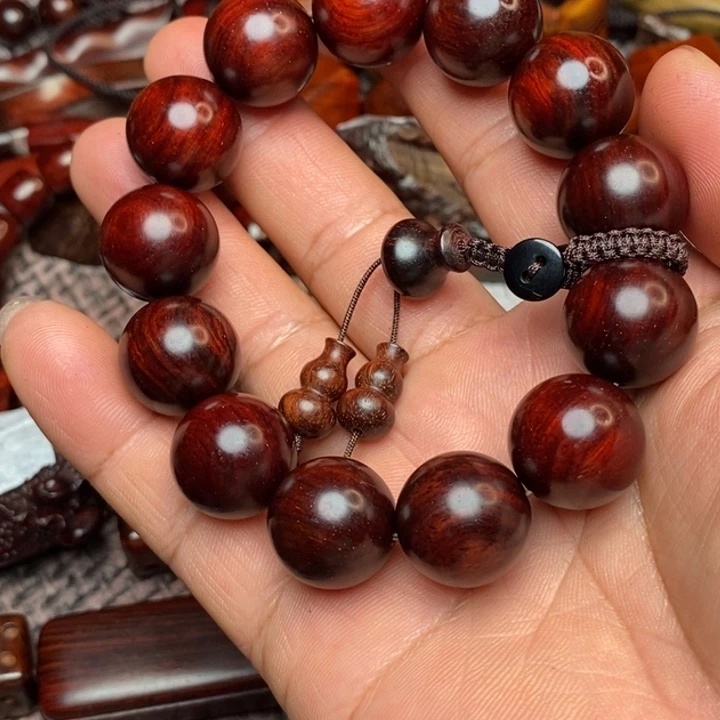 可***5檀香紫檀（小叶紫檀）定制款手串