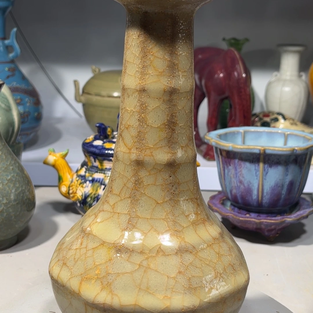 瓶哥哥窑瓷器品相完美