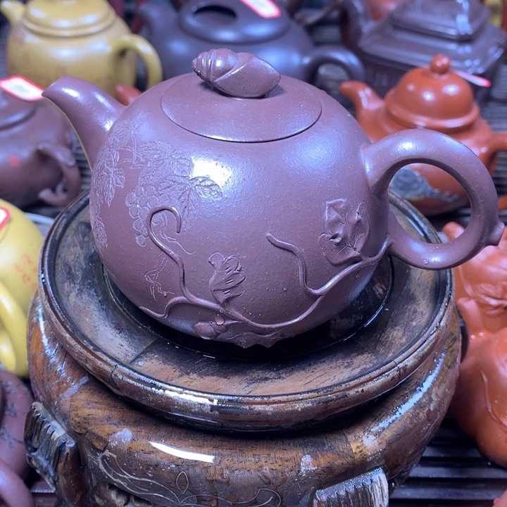 紫砂茶壶原矿手工134