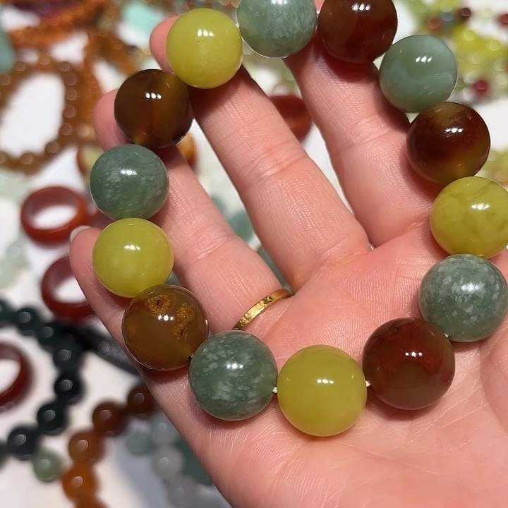 蛇纹石玉未镶嵌手串