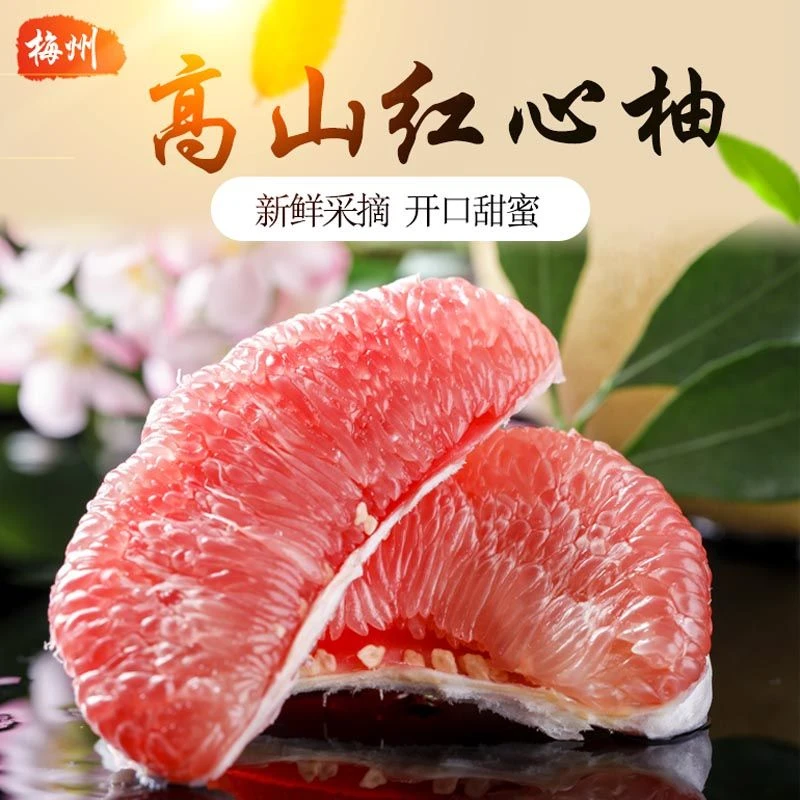 【顺丰包邮】正宗梅州红心蜜柚当季水果爽口多汁30/40斤包邮