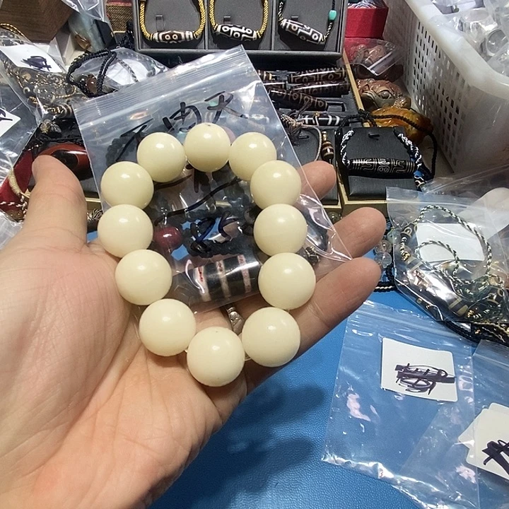 白玉菩提手串我****天8580男女同款