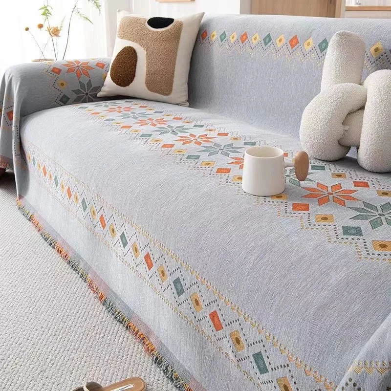 【波西米亚】四季通用款防滑耐磨一片式沙发巾盖布