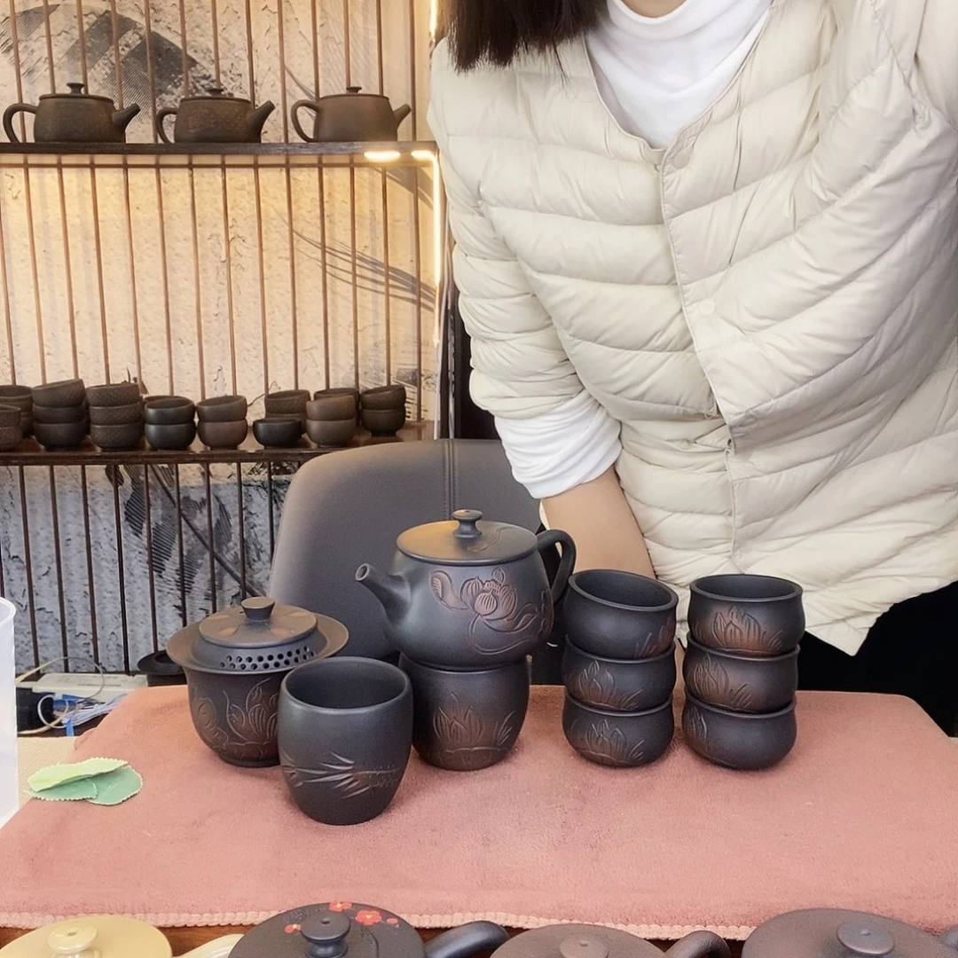 荷花300九件套送主人一个