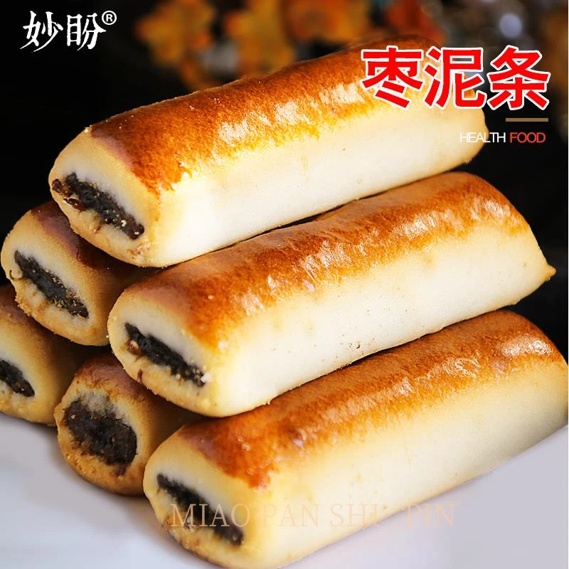 枣泥香酥条老式糕点饼枣泥豆栗子玛天津特产小吃零食小饼老人饼