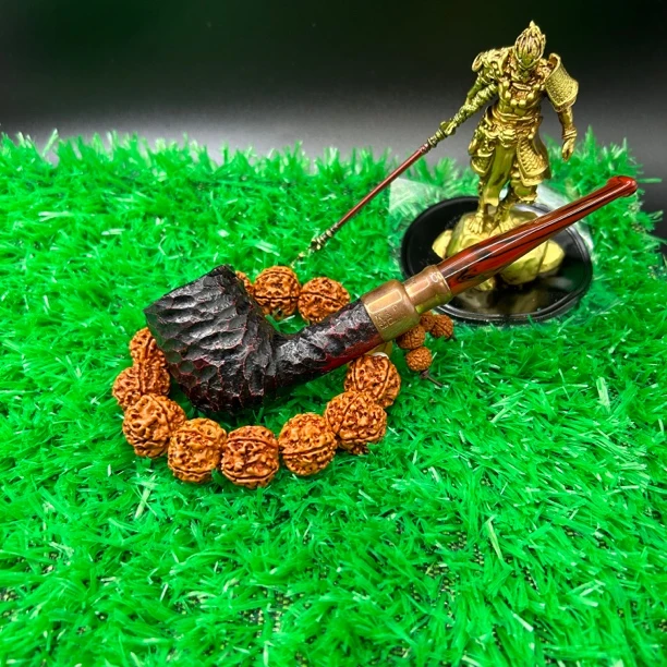 彼得森圣诞纪念款均插撞球石楠木烟斗