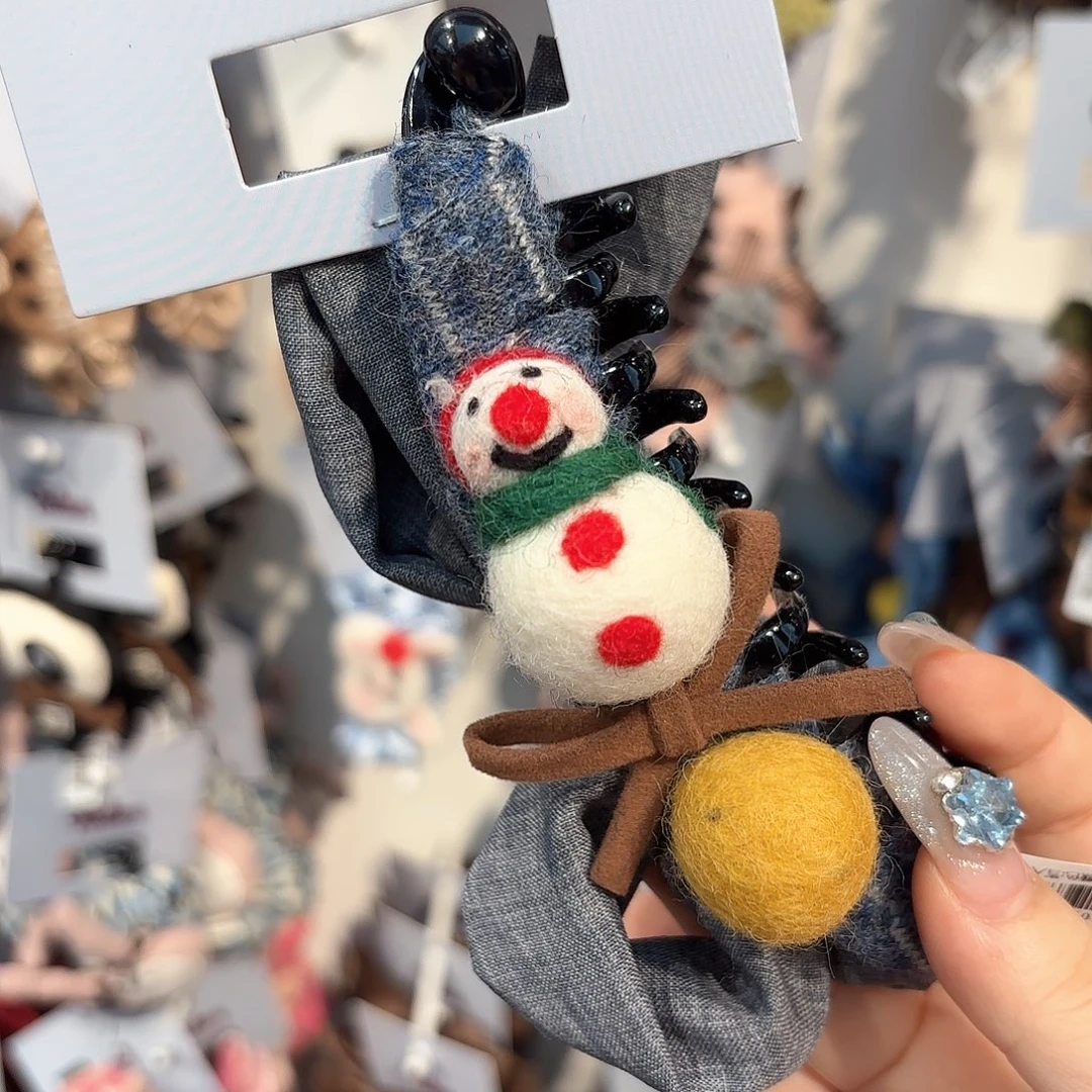 皮质铁合金发饰发夹