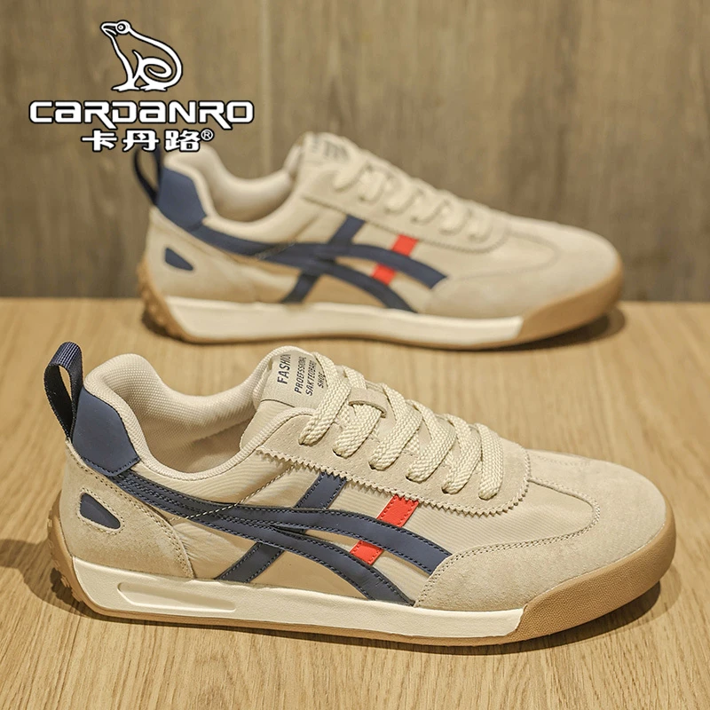 意大利卡丹路男鞋冬季百搭休闲板鞋青少年轻便软底防滑运动阿甘鞋