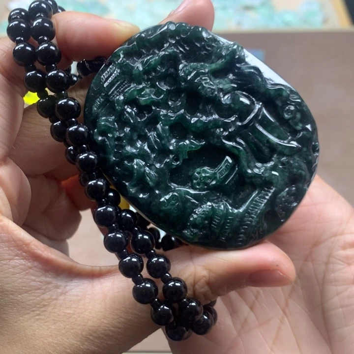 翡翠裸石纯天然a货翡翠