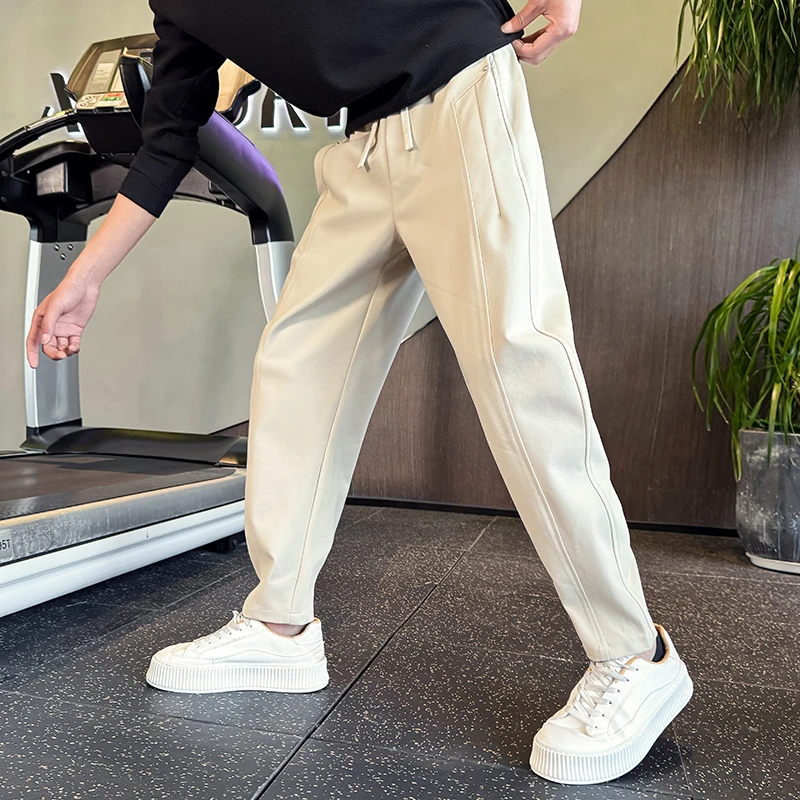 追属设计感直筒卫裤男秋冬季潮牌百搭运动休闲裤新款潮流痞帅男裤