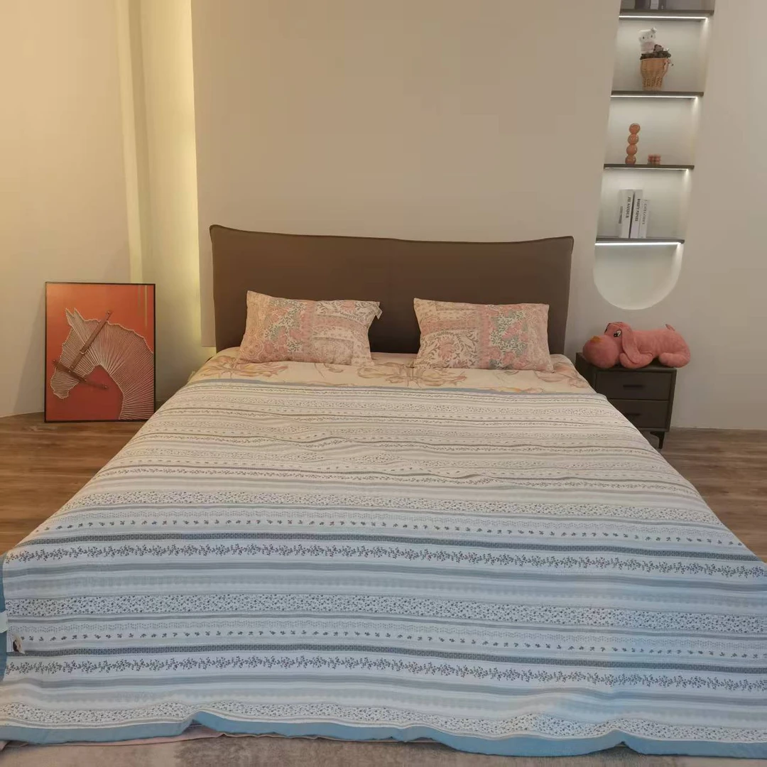 【莫代花园】200*230cmA类亲肤多功能防滑可爱加厚双面绗缝床盖