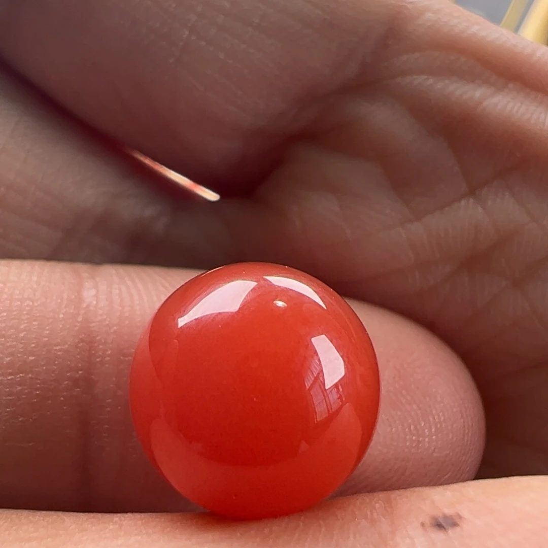 南红玛瑙圆珠11.2未镶嵌