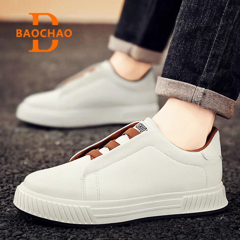 小白鞋男鞋春季2025新款高级感潮牌爆款百搭运动休闲鞋子男士板鞋