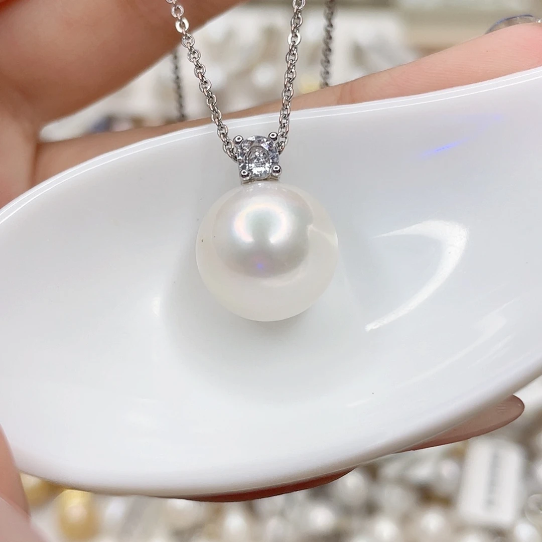 淡水珍珠未镶嵌吊坠(赠链)