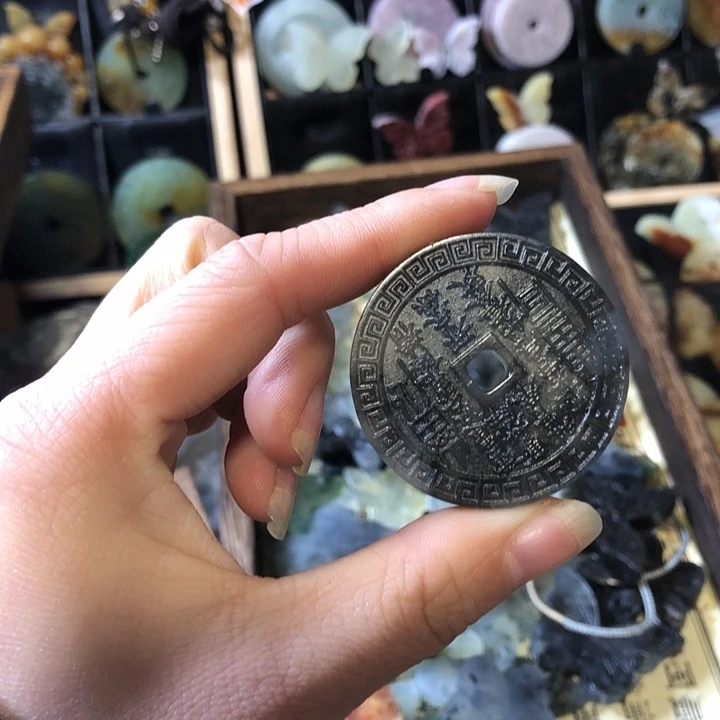 岫玉未镶嵌岫玉挂件