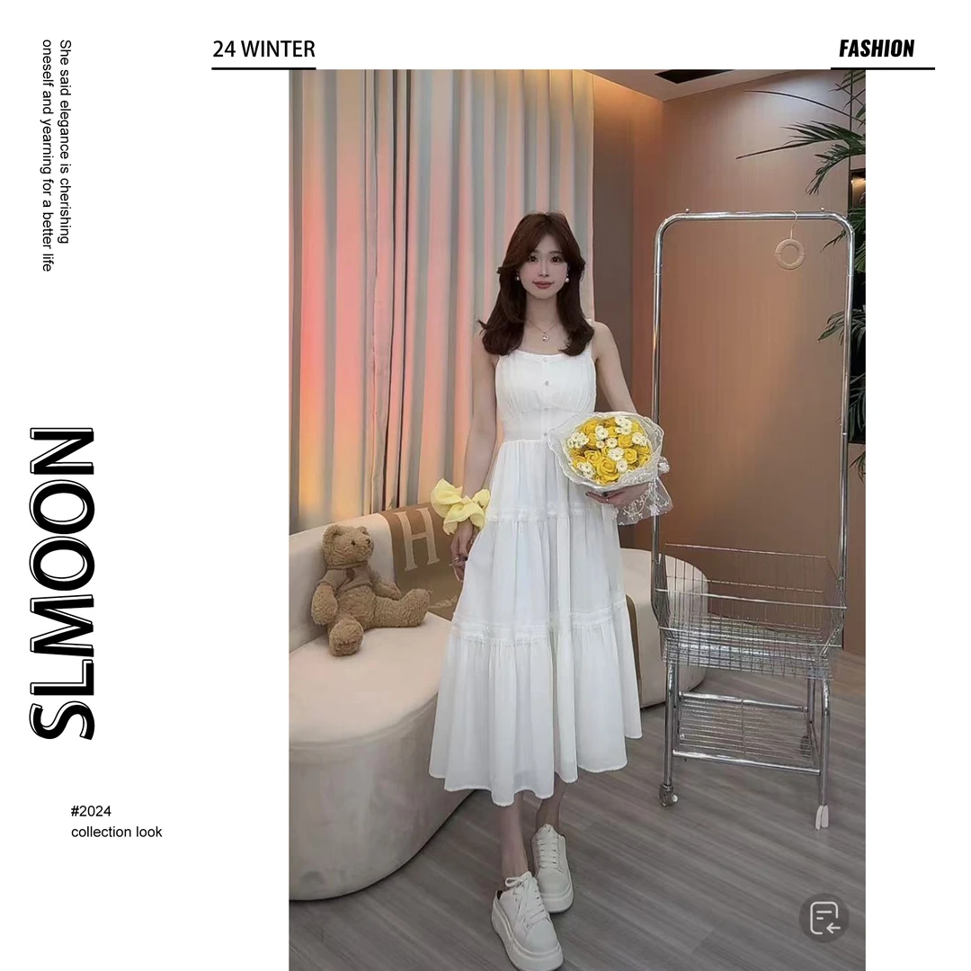 【大潘优品】【白玫瑰】连衣裙预CDP4LYQ197B