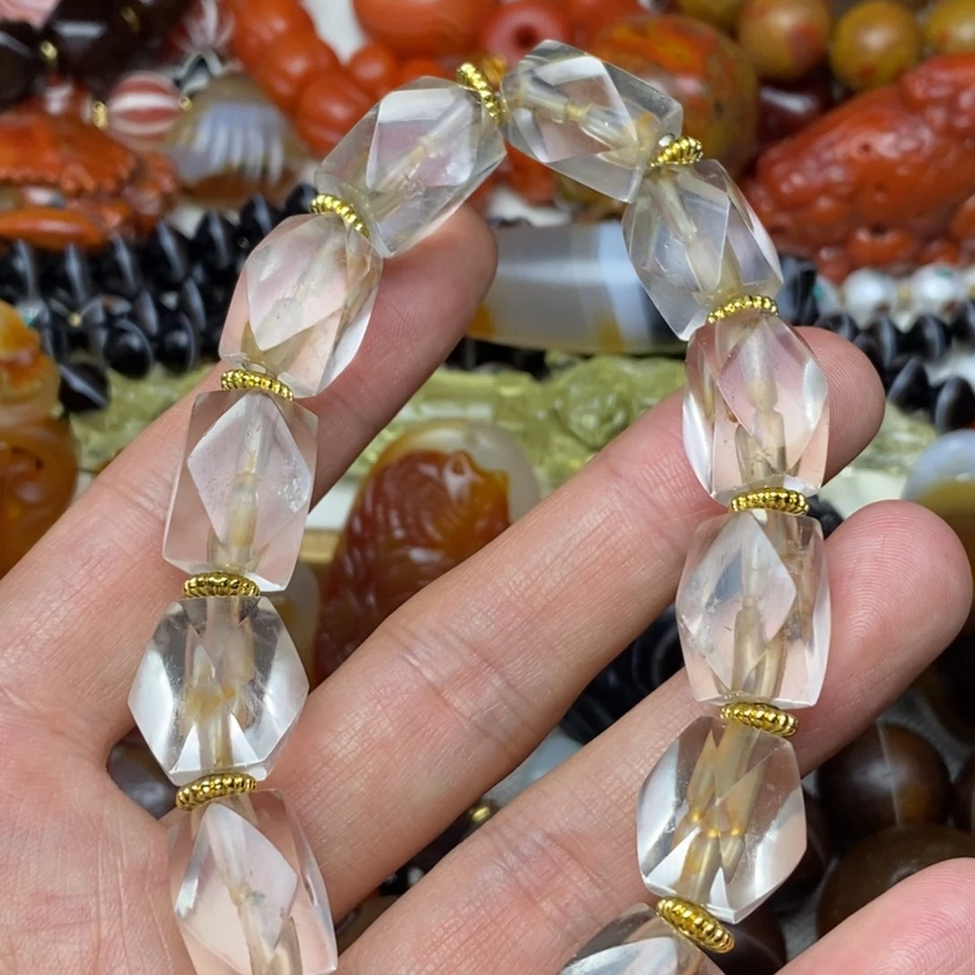 未镶嵌紫晶颈饰水晶