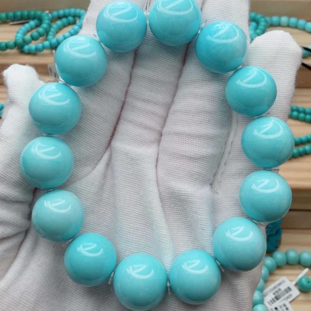 绿松石18K金镶嵌珠宝奇石