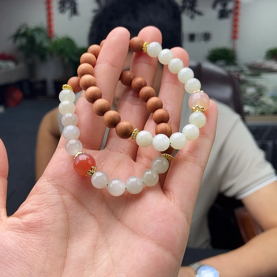 和田玉未镶嵌颈饰手串颜色多样性发拍一发一