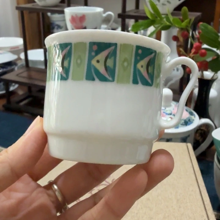 醴陵星火茶杯手绘