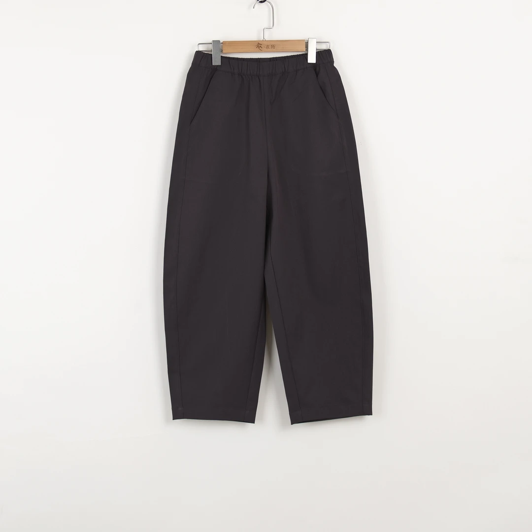 华人杰新款九分裤女裤百搭宽松时尚简约休闲裤