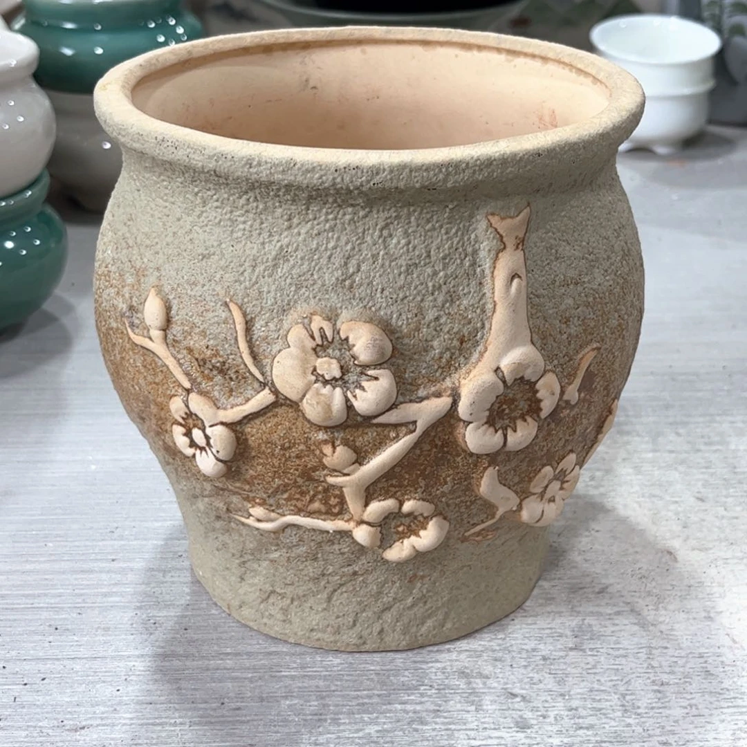口径   14*15陶瓷绿植多肉微瑕花盆