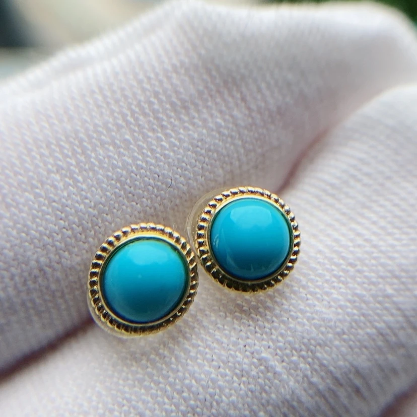 【闪购商品】绿松石配饰18K金镶嵌
