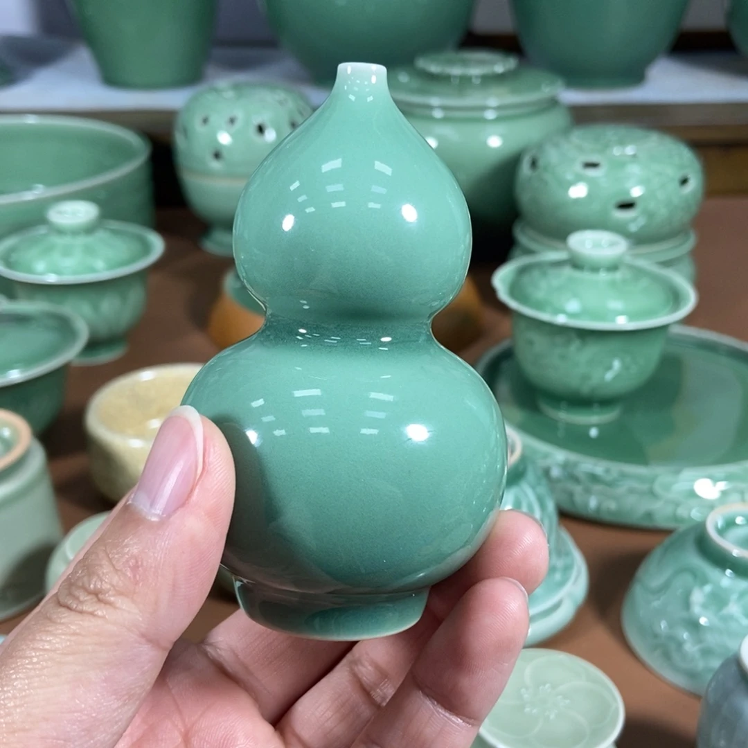 风****龙泉青瓷茶器手工主人杯