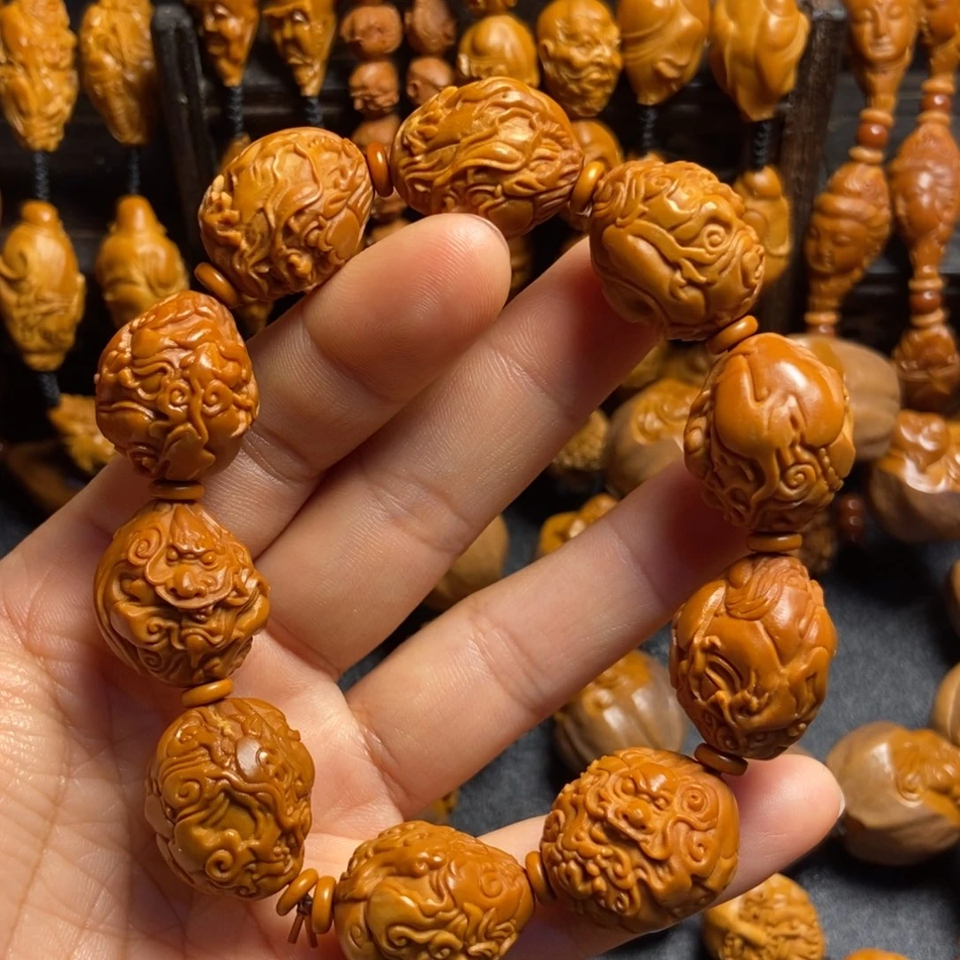 【闪购商品】手串/手链橄榄核白*?九龙