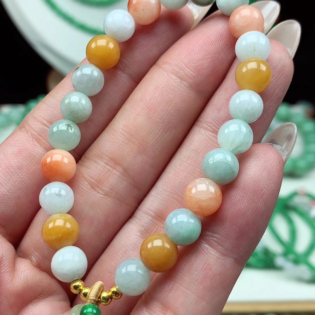 未镶嵌手链翡翠翡翠