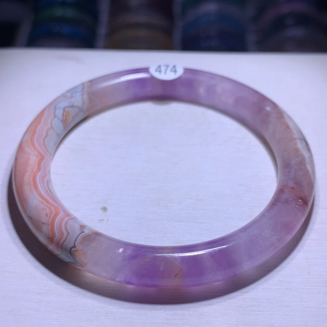 手镯银S925镶嵌水晶极光57.8圈474