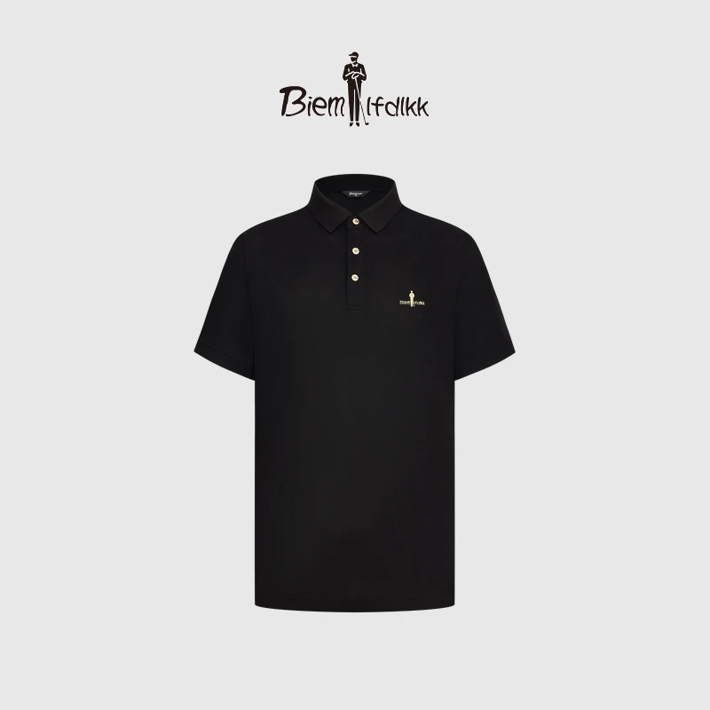 【速干珠地金标】比音勒芬夏男短袖修身polo衫轻奢商务透气经典男士