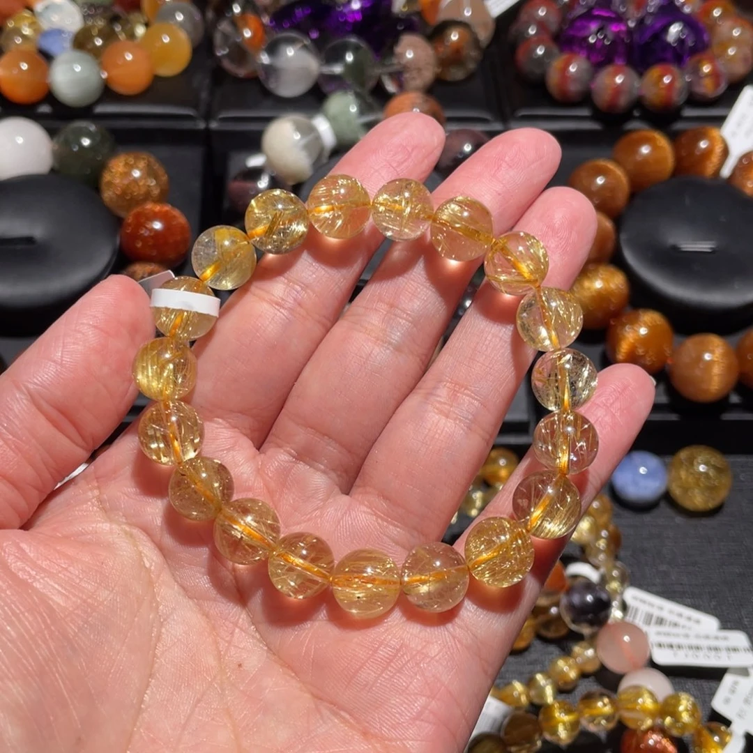 水晶手链未镶嵌钛晶10mm